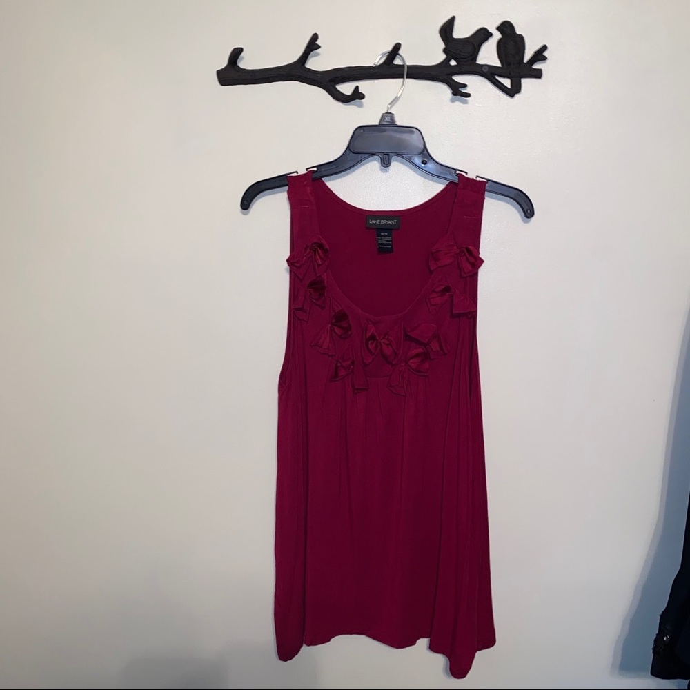 Lane Bryant Red Tank Top